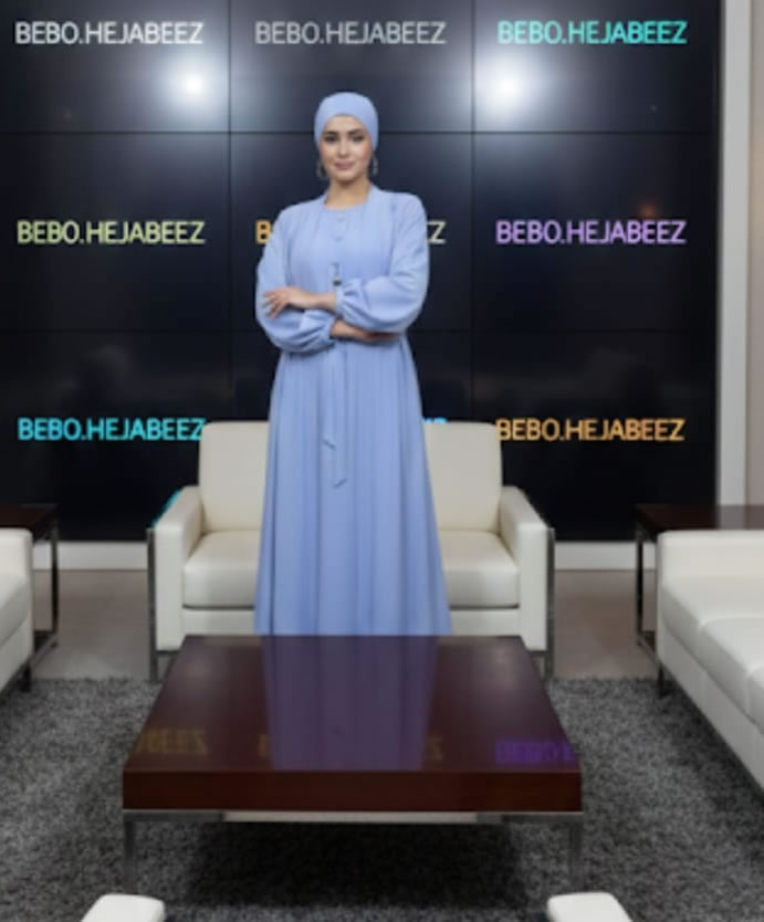 Black Embroidered Abaya